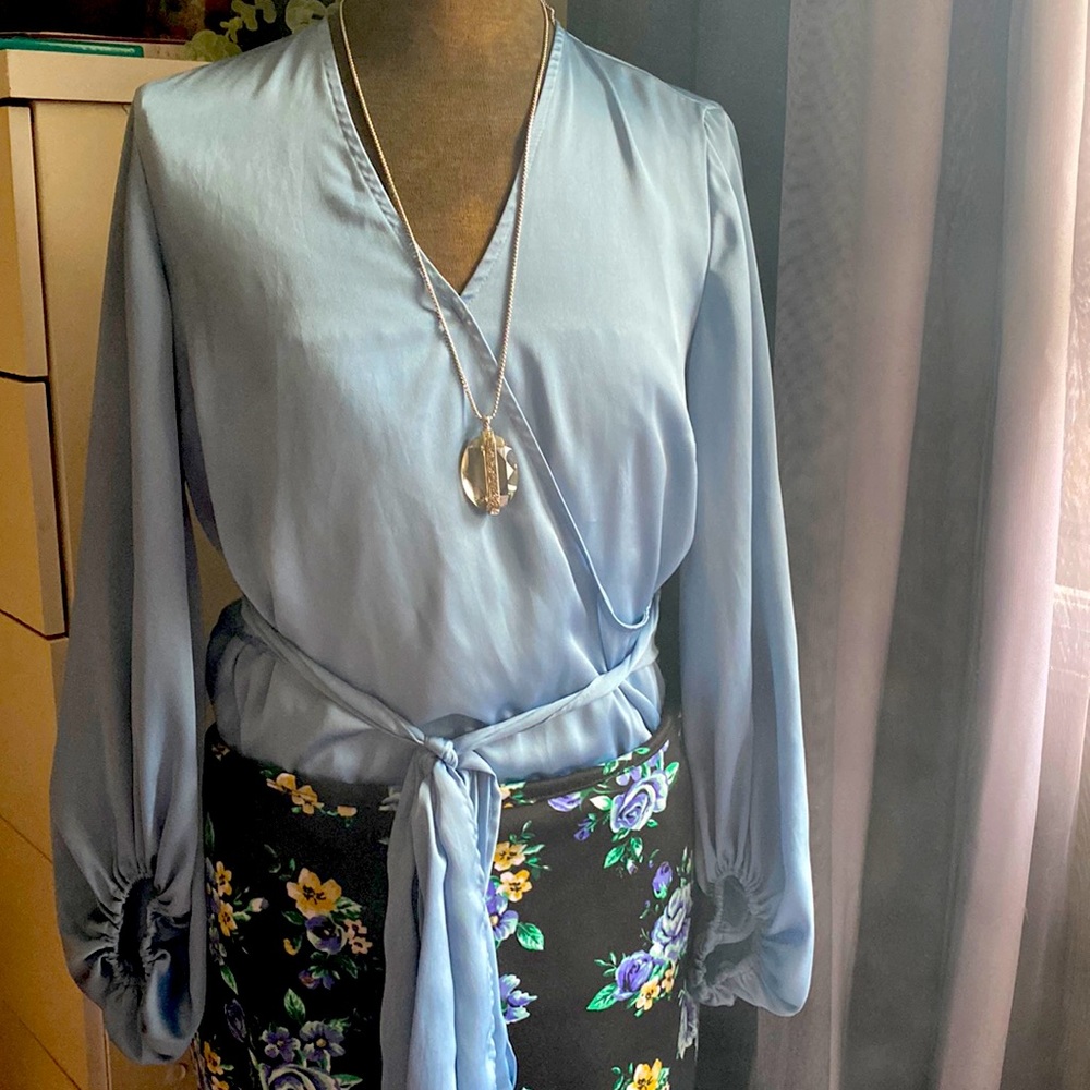 pS petite small . Silk top wrap.